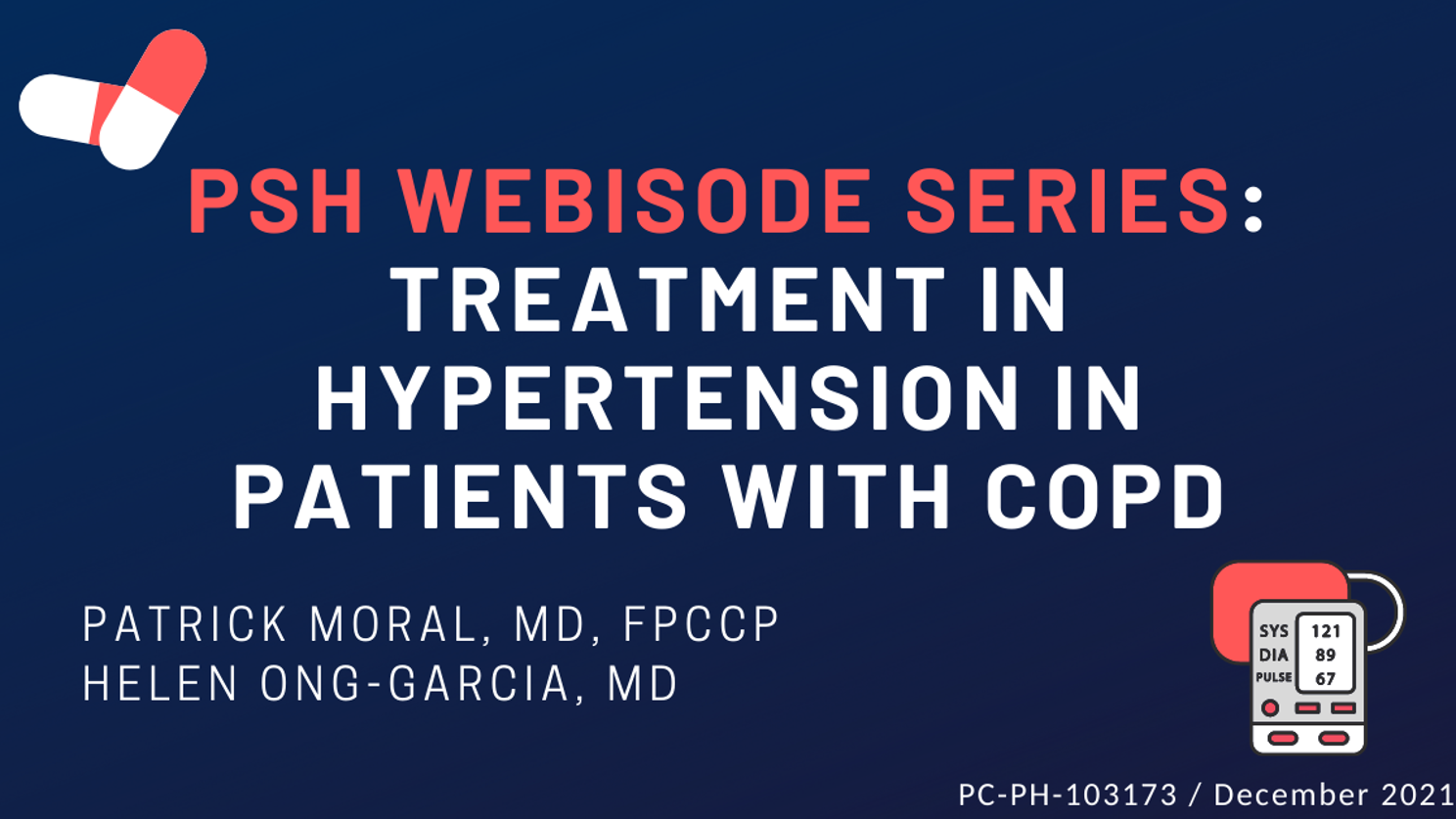 PSH Webisode Series: Treatment in Hypertension in Patients with COPD