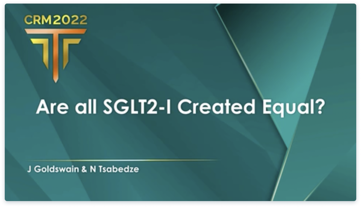 Are all SGLT2-I Created Equal?