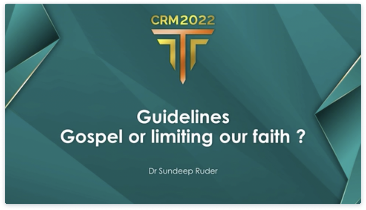 Guidelines: Gospel or Limiting Our Faith?